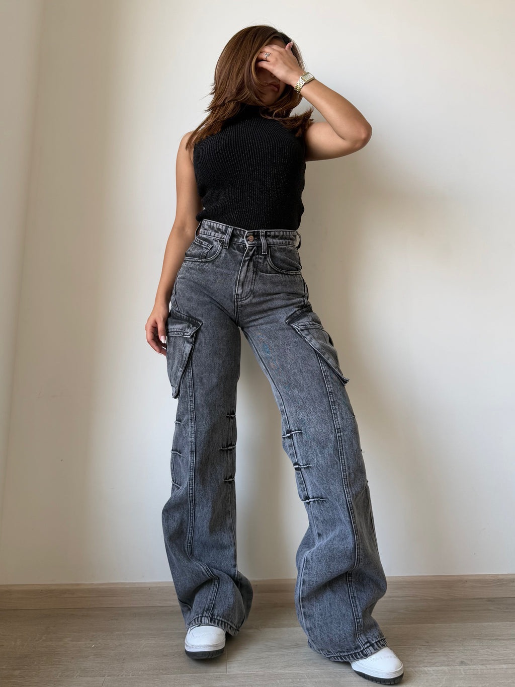 All Out Flare Cargo Unisex Jeans
