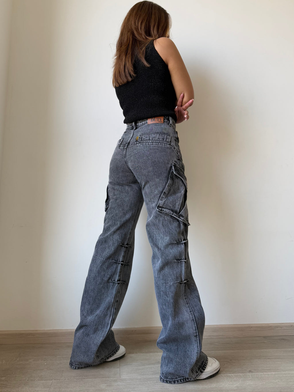 All Out Flare Cargo Unisex Jeans