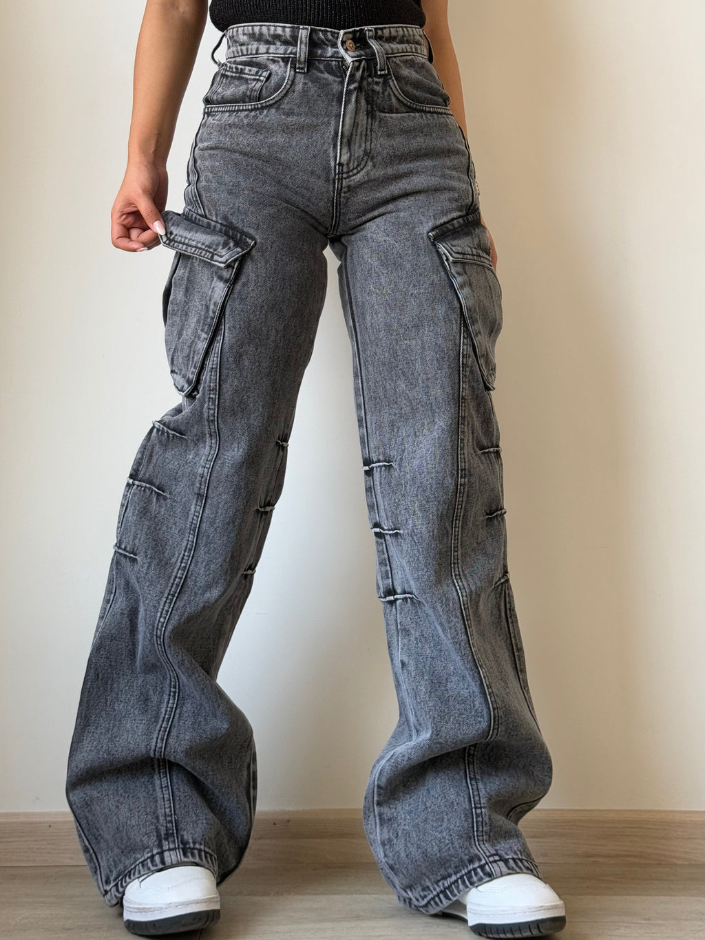 All Out Flare Cargo Unisex Jeans