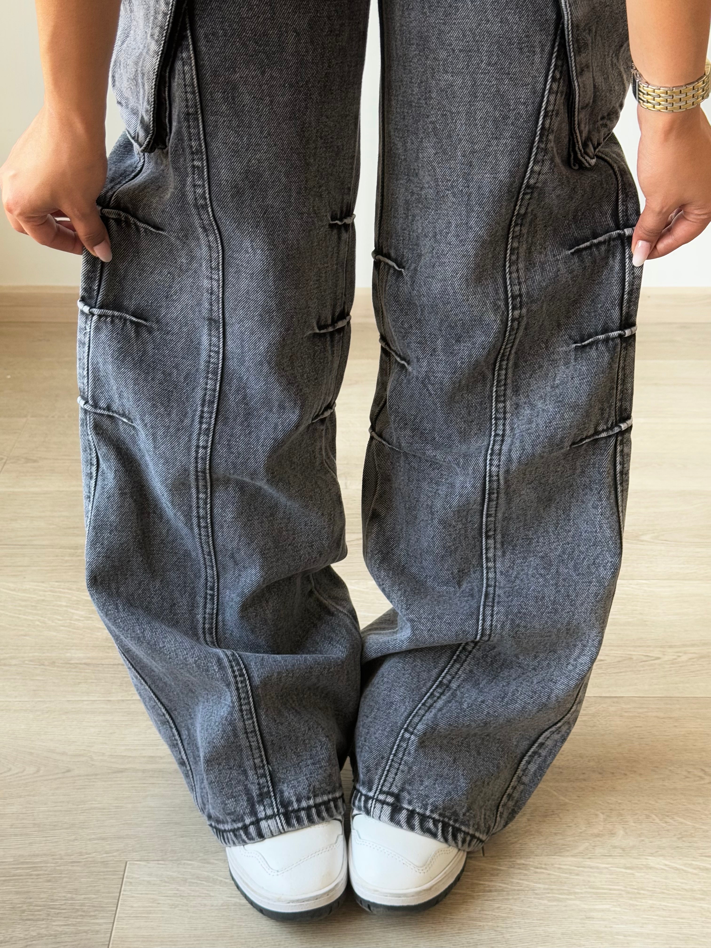 All Out Flare Cargo Unisex Jeans